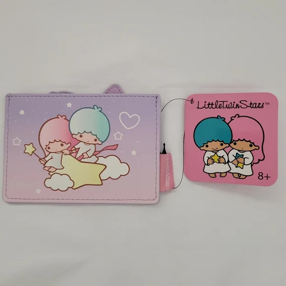 Loungefly Sanrio Little Twin Stars Constellations Cardholder - Picture 6 of 7